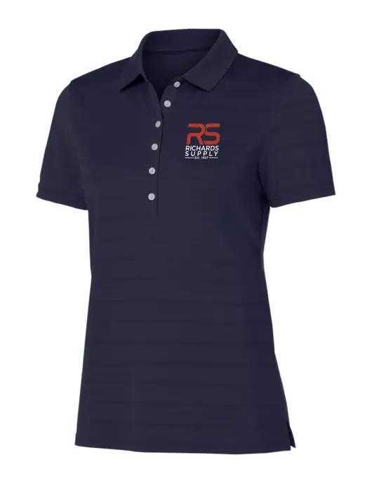 Callaway Womens Navy Ventilated Polo w/Richards Supply Logo