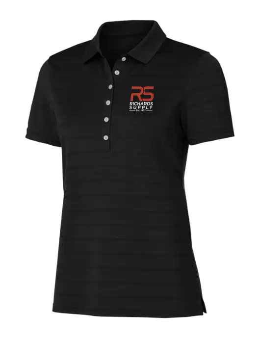 Callaway Womens Black Ventilated Polo w/Richards Supply Logo