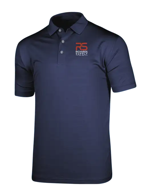 Callaway Vibrant Navy Ventilated Polo w/Richards Supply Logo