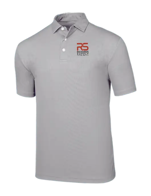 Callaway Birdseye Light Grey Polo w/Richards Supply Logo