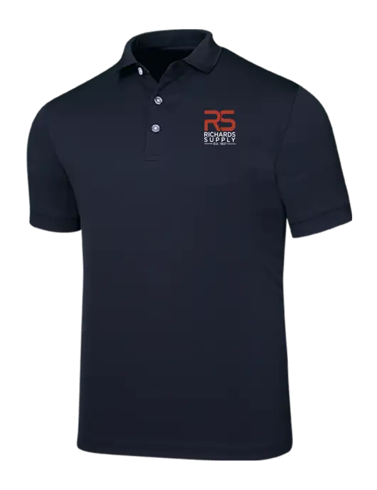 Callaway Ottoman Navy Polo w/Richards Supply Logo