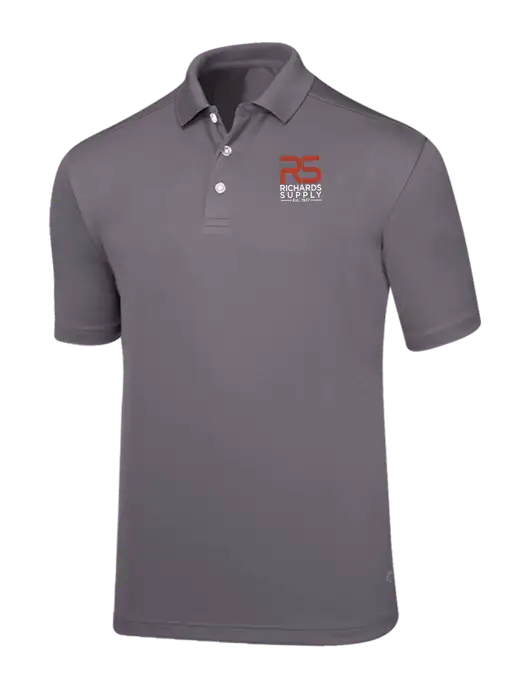 Callaway Core Medium Grey Performance Polo w/Richards Supply Logo