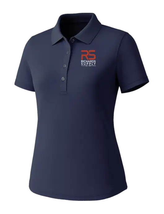 Callaway Womens Core Navy Performance Polo w/Richards Supply Logo