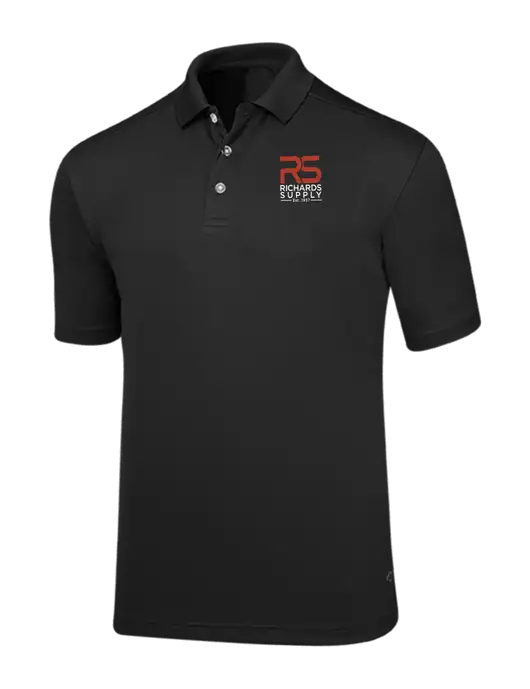 Callaway Core Black Performance Polo w/Richards Supply Logo