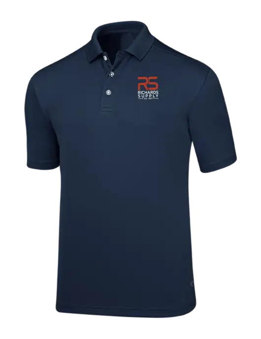 Callaway Core Navy Performance Polo w/Richards Supply Logo
