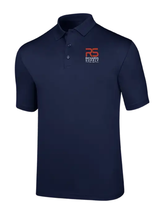 Callaway Opti-Dri Navy Chev Polo w/Richards Supply Logo