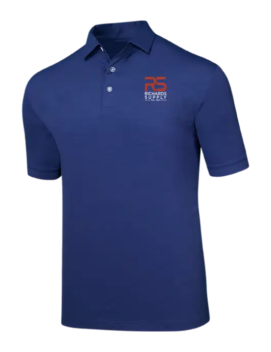 Callaway Navy Fashion Tonal Polo w/Richards Supply Logo