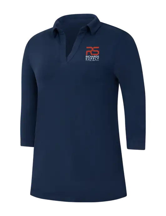 Navy Womens Luxe Knit Tunic w/Richards Supply Logo