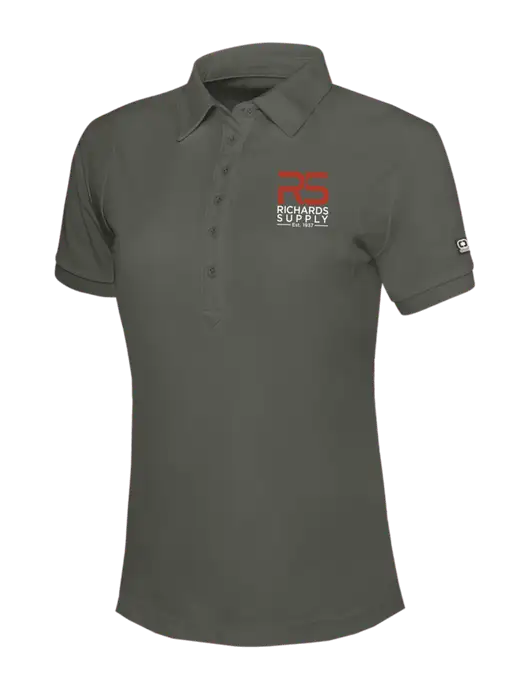 OGIO Womens Medium Grey Jewel Polo w/Richards Supply Logo
