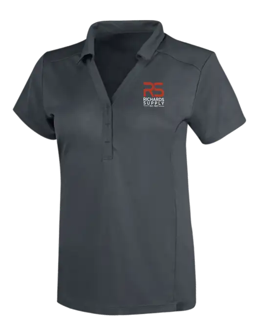 OGIO Dark Grey Womens Framework Polo w/Richards Supply Logo