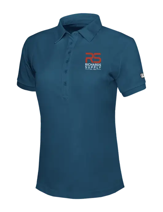 OGIO Womens Light Navy Jewel Polo w/Richards Supply Logo