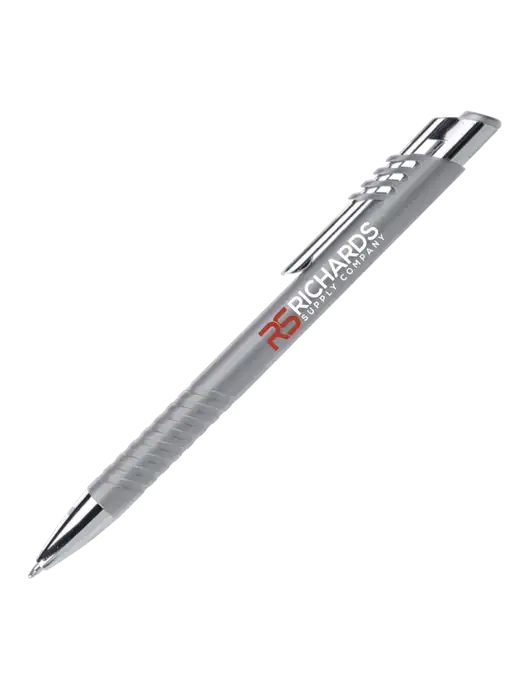 Schirhart Grey Pen - Black Ink w/Richards Supply Logo