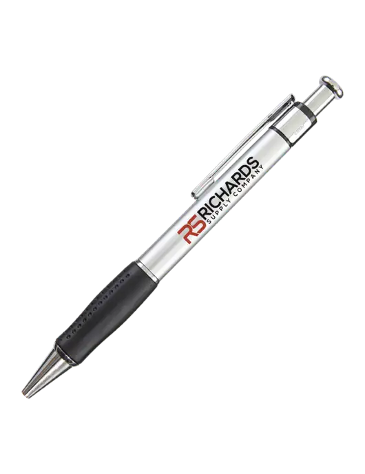 Malta Silver Pen - Black Ink w/Richards Supply Logo