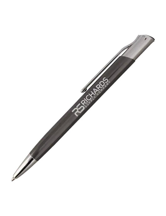 San Malo Gunmetal Pen - Black Ink w/Richards Supply Logo