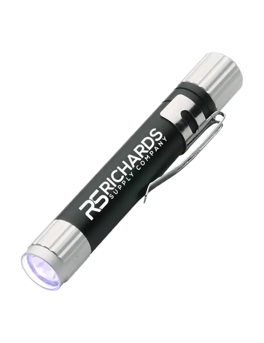 Black Aluminum LED Penlight w/Richards Supply Logo