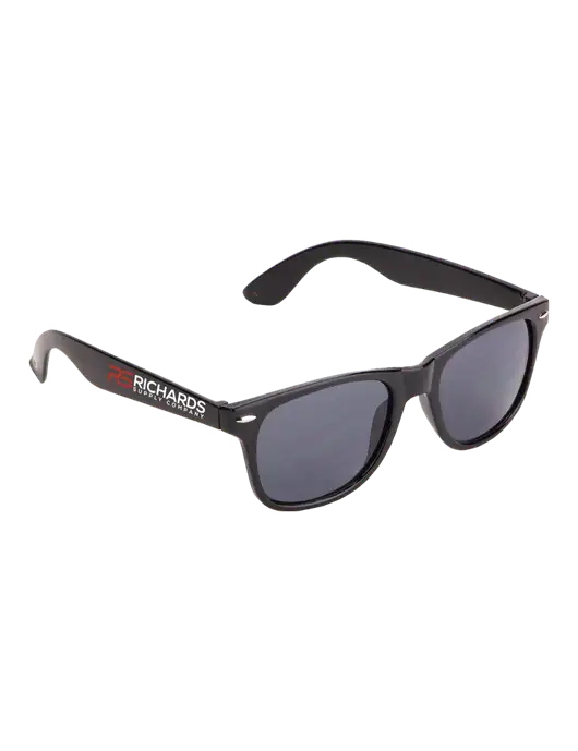 Daytona Black Sunglasses w/Richards Supply Logo