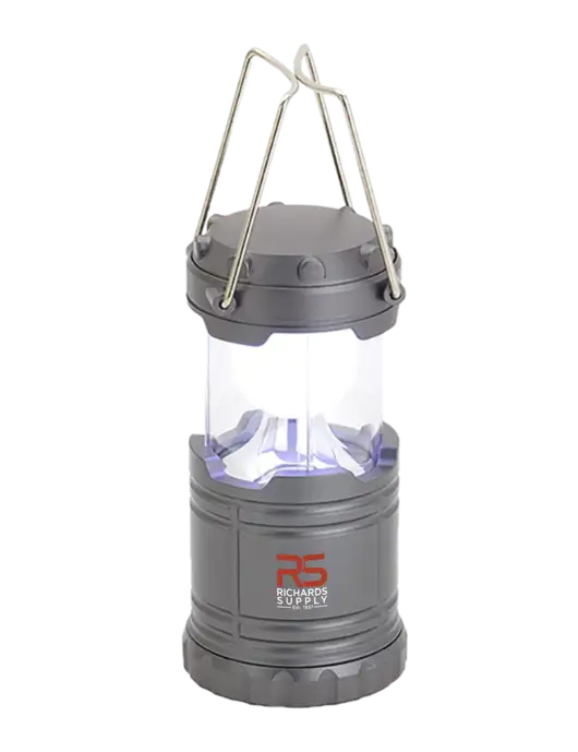 Gunmetal Mini Retro Lantern w/Richards Supply Logo