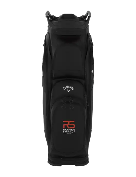 Callaway Org 14 Black Cart Golf Bag  w/Richards Supply Logo