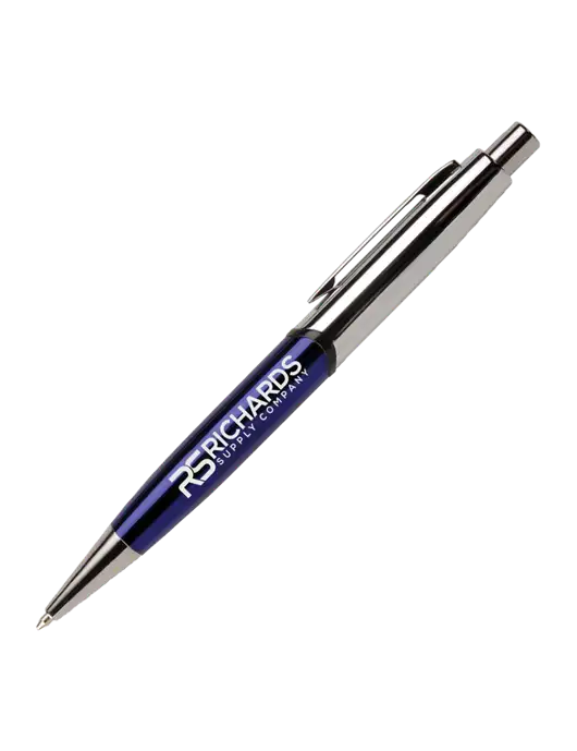 Chimera Blue Pen - Black Ink w/Richards Supply Logo