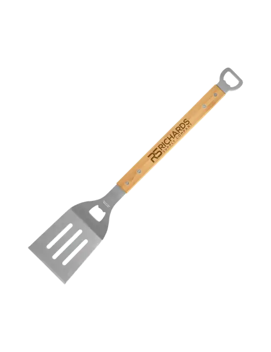 Bamboo BBQ Spatula w/Richards Supply Logo