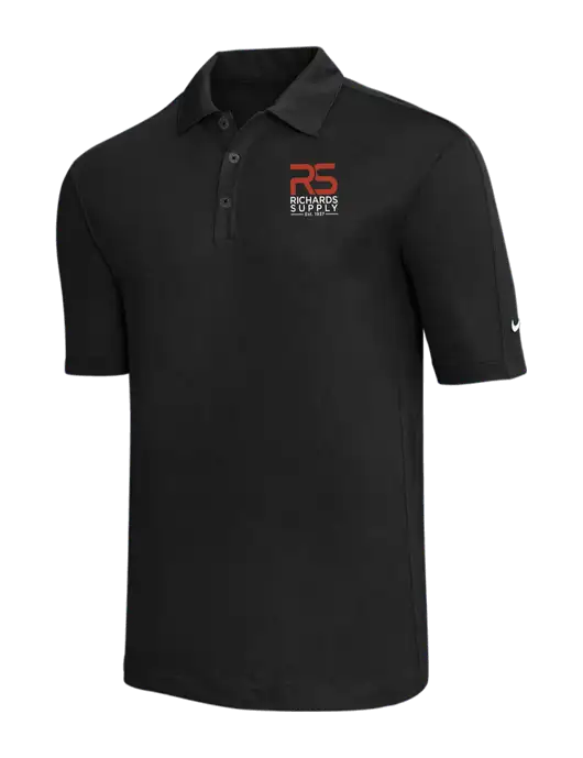 Nike Black Tech Sport Dri-FIT Polo w/Richards Supply Logo