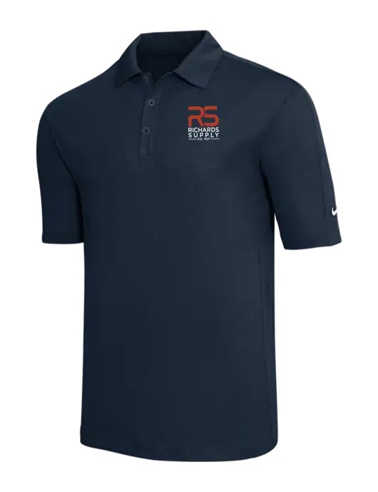 Nike Navy Tech Sport Dri-FIT Polo w/Richards Supply Logo