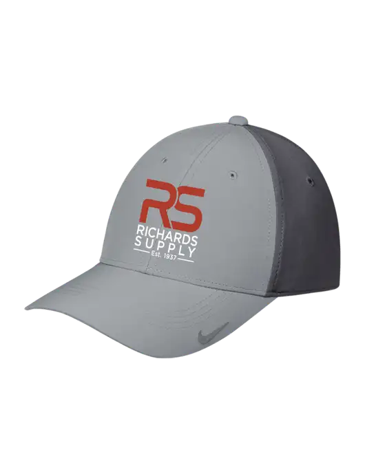 Nike Light Grey/Dark Grey Dri-FIT Legacy Cap w/Richards Supply Logo
