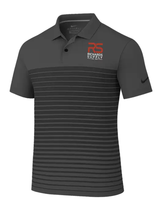 Nike Dark Grey Dri-FIT Vapor Block Polo w/Richards Supply Logo