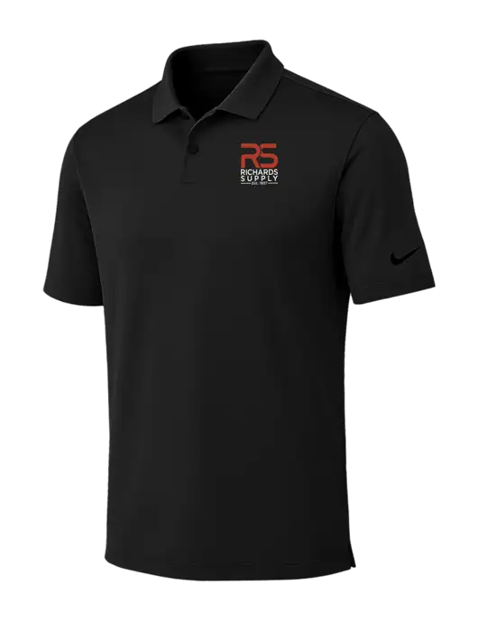 Nike Black Dri-FIT Vapor Polo w/Richards Supply Logo