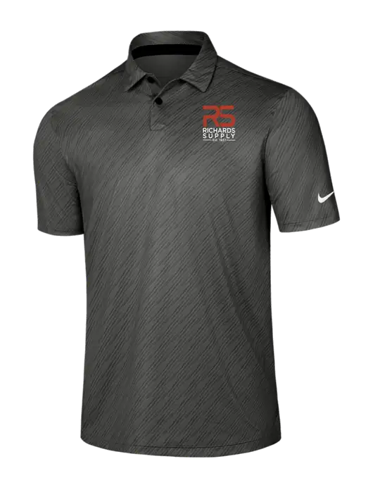 Nike Dark Grey Vapor Dash Polo w/Richards Supply Logo