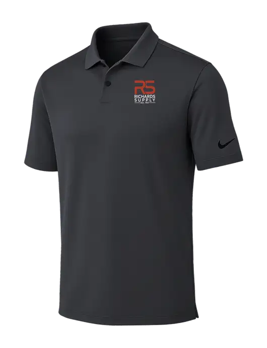 Nike Dark Grey Dri-FIT Vapor Polo w/Richards Supply Logo