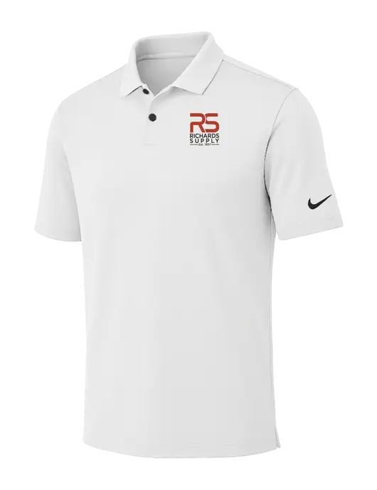 Nike White Dri-FIT Vapor Polo w/Richards Supply Logo