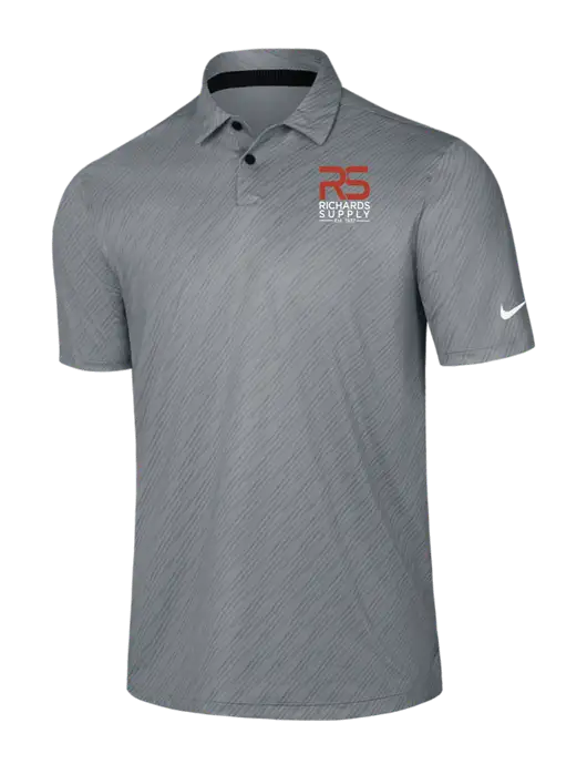 Nike Medium Grey Vapor Dash Polo w/Richards Supply Logo