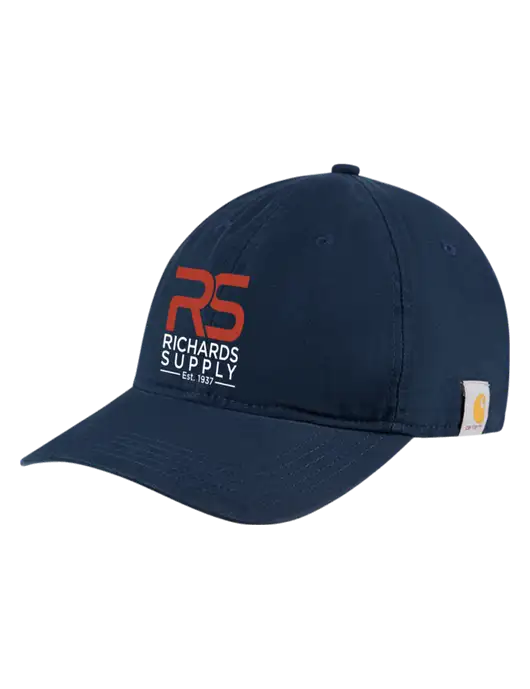 Carhartt Navy Cotton Canvas Cap w/Richards Supply Logo