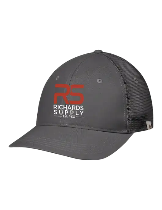 Carhartt Dark Grey Trucker Rugged Pro Series Cap w/Richards Supply Logo