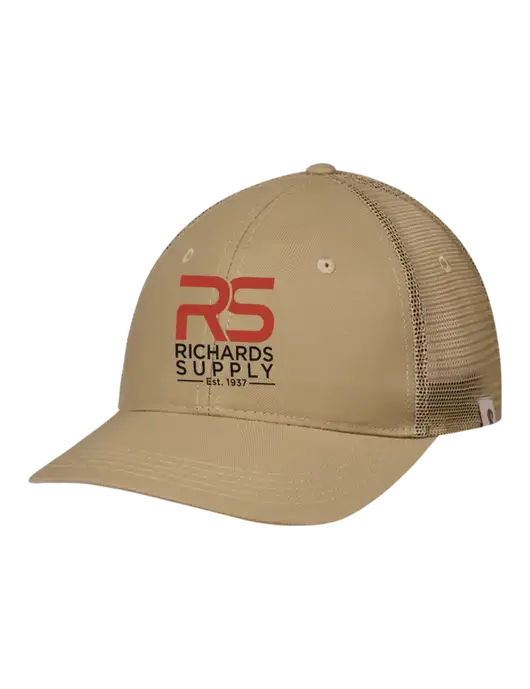 Carhartt Dark Tan Trucker Rugged Pro Series Cap w/Richards Supply Logo