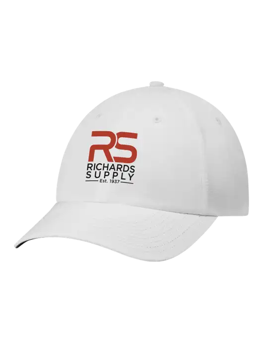 Richardson Relaxed Performance Lite White Cap w/Richards Supply Logo