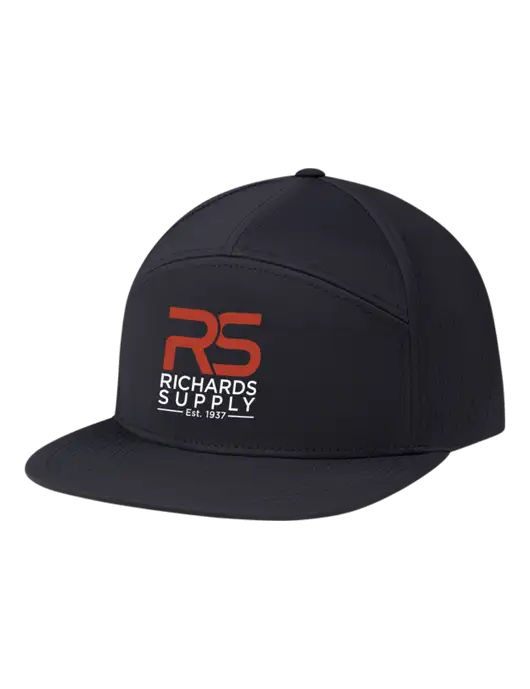 Richardson Black Cannon Cap w/Richards Supply Logo