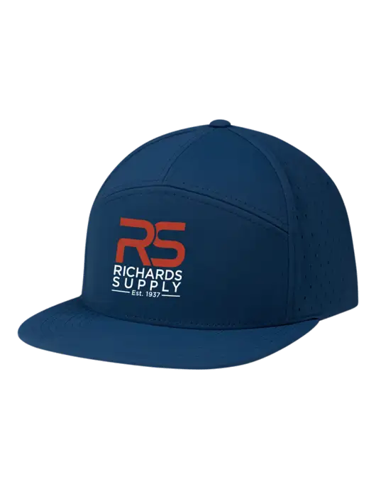 Richardson Light Navy Cannon Cap w/Richards Supply Logo