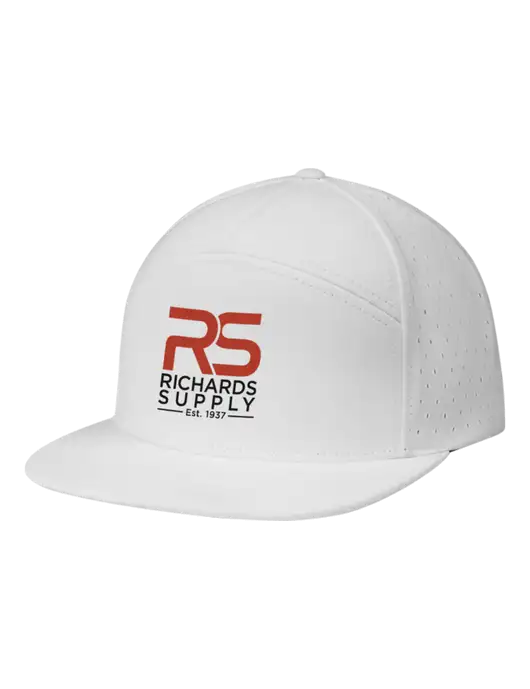 Richardson White Cannon Cap w/Richards Supply Logo