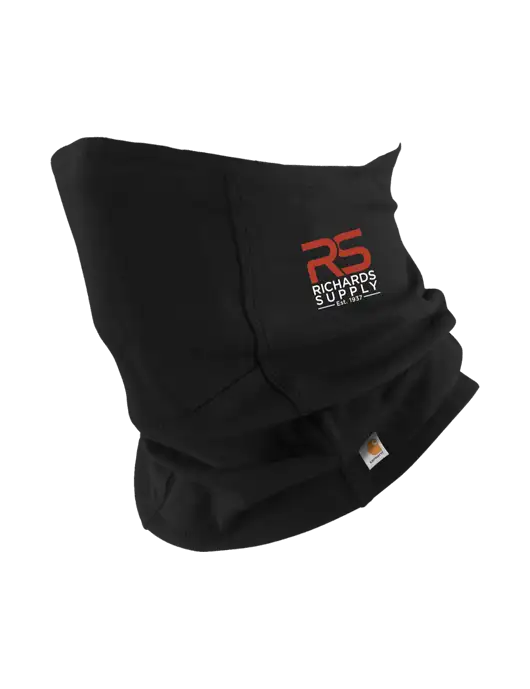 Carhartt Black Cotton Blend Filter Pocket Gaiter w/Richards Supply Logo