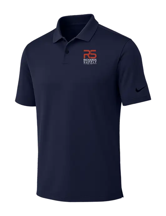 Nike Dark Navy Dri-FIT Vapor Polo w/Richards Supply Logo