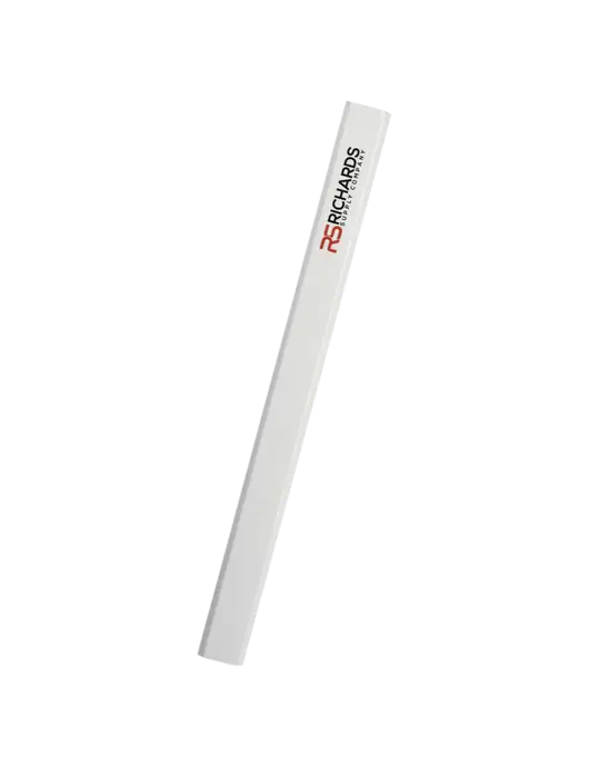 White Carpenter Pencil w/Richards Supply Logo