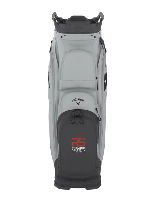 Callaway Org 14 Light Grey Cart Golf Bag  w/Richards Supply Logo