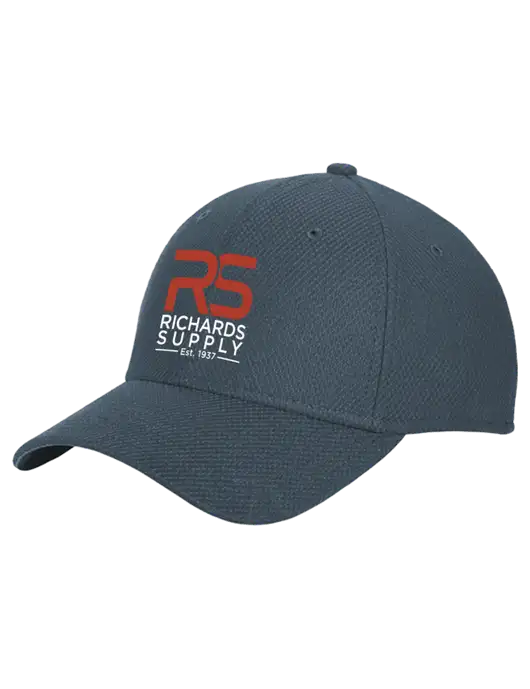 New Era Diamond Era Dark Slate Stretch Cap w/Richards Supply Logo