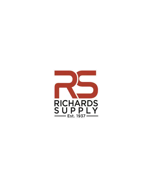 Richards Supply Hard Hat Decal (2.5"w)