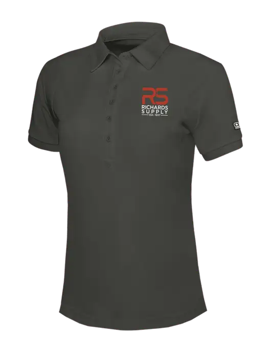 OGIO Womens Dark Grey Jewel Polo w/Richards Supply Logo