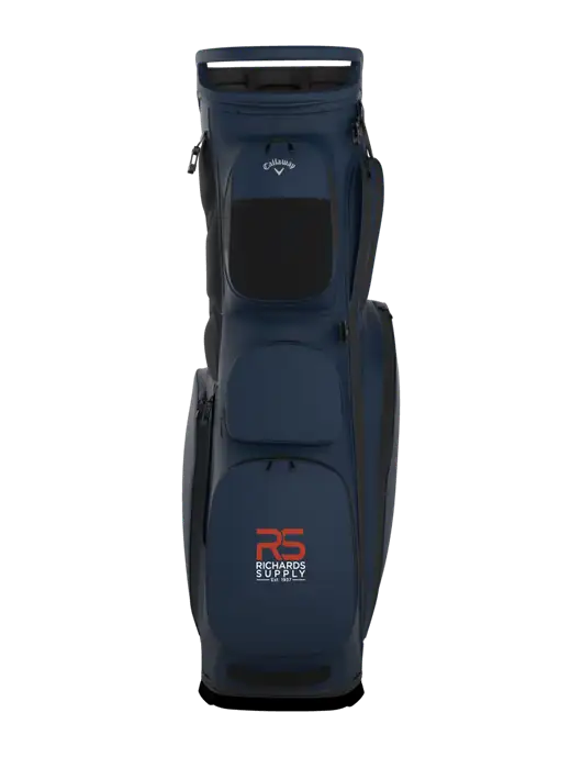 Callaway Fairway 14 Navy Stand Golf Bag w/Richards Supply Logo