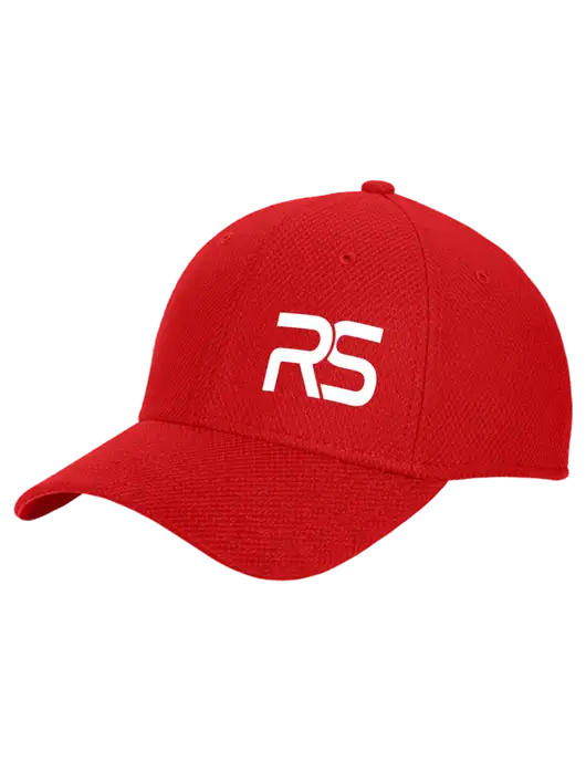 New Era Diamond Era Red Stretch Cap w/Icon Logo