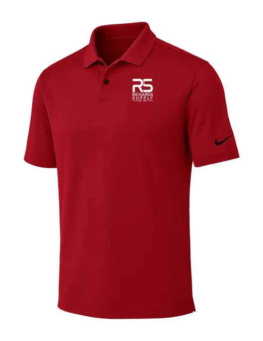 Nike Red Dri-FIT Vapor Polo w/Richards Supply Logo